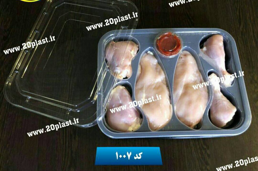ظروف یکبار مصرف بسته بندی مرغ