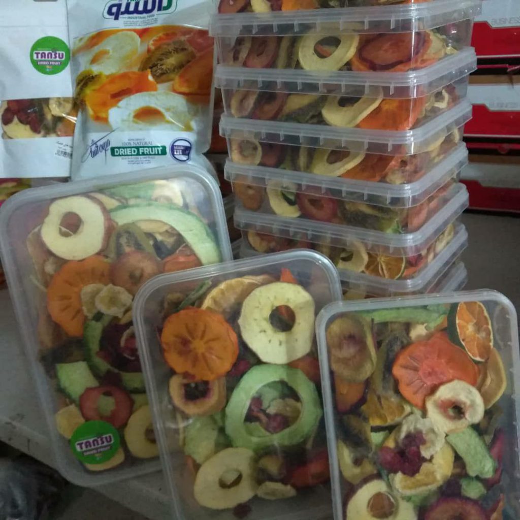 ظروف بسته بندی میوه خشک