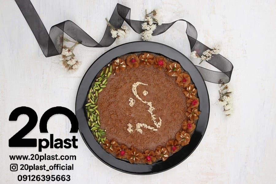 قیمت ظروف یکبار مصرف کوچک برای حلوا و خرما مراسم