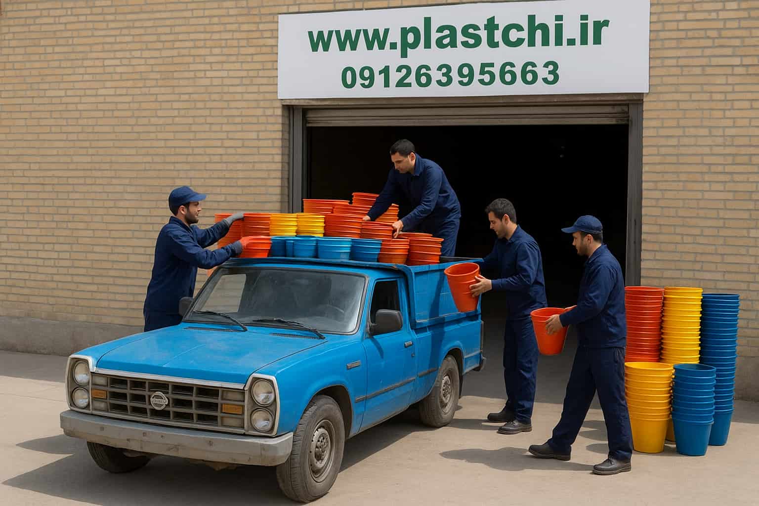 فروش عمده گلدان پلاستیکی مربعی