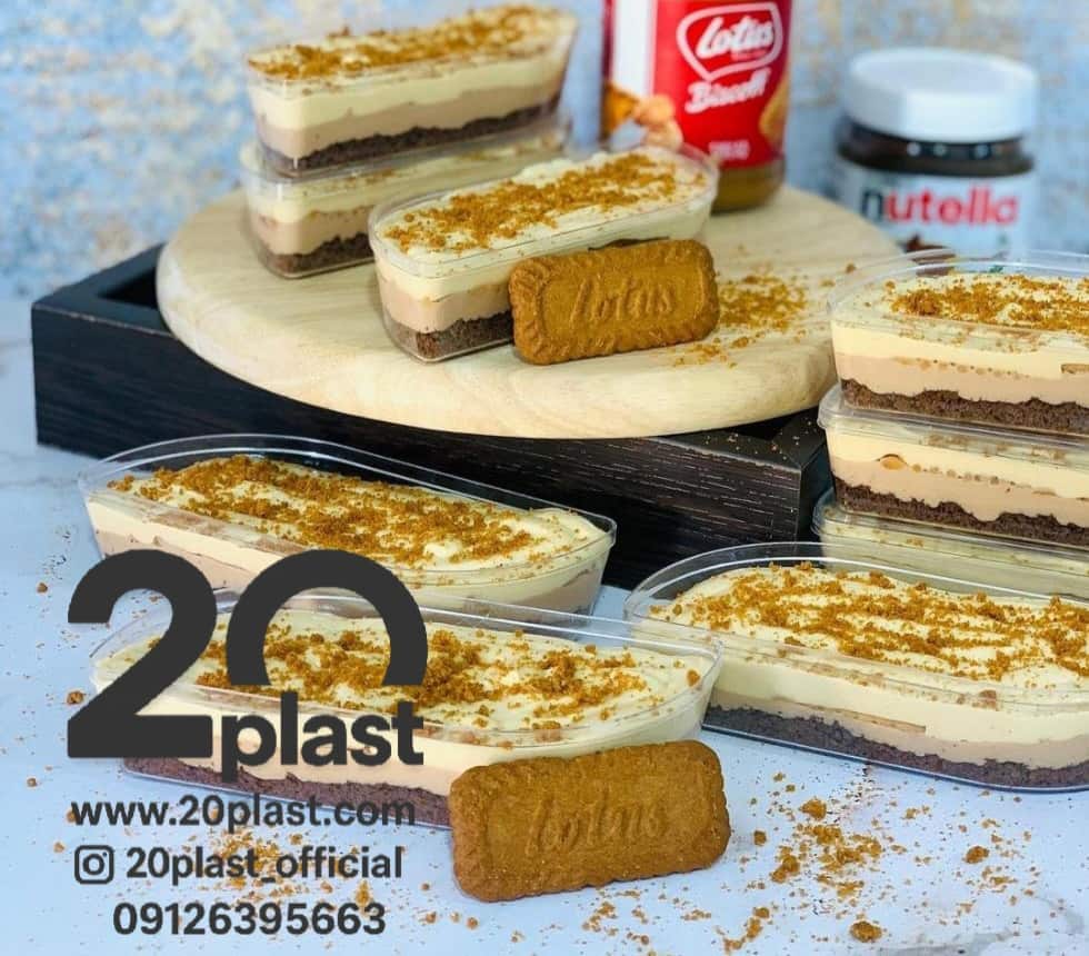 سرو دسرهای میوه ای با لیوان یکبار مصرف کریستالی